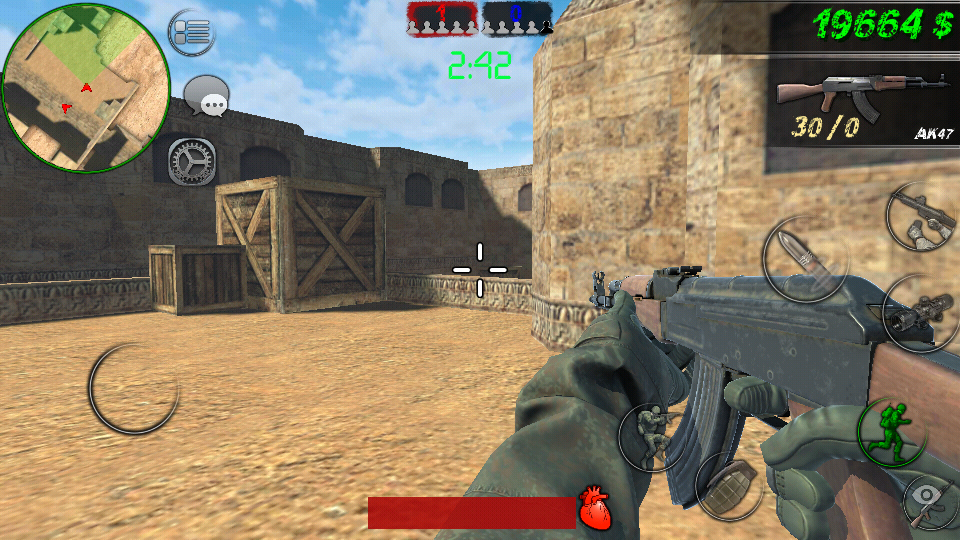操控射击CS中文版手机V1.4最新版截图4