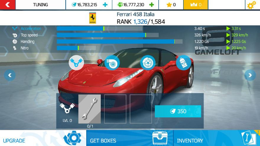 狂野飙车极速版手游1.7.4a 无限钻石截图1