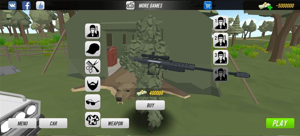 狩猎模拟器(Hunting Sim)修改破解版1.1 安卓无条件购买版截图2