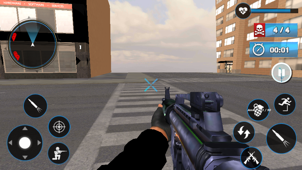 僵尸暴击战场游戏v1.0手机版截图1