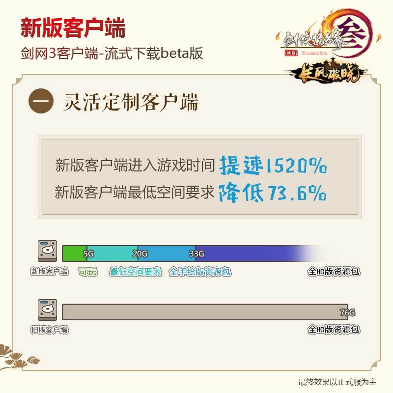 剑网三长风破晓今日公测_5G新客户端上线(4)