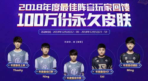 lol年度最佳阵容玩家回馈活动地址_玩家回馈活动规则