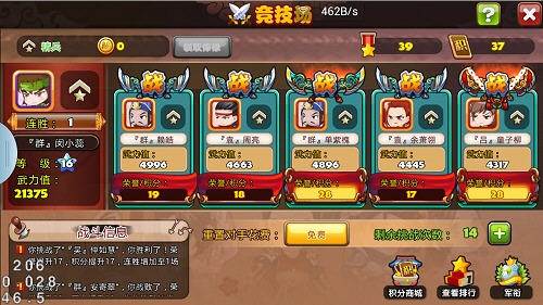 萌三国竞技场怎么样 玩家竞技攻略